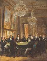 約瑟夫·德西爾法院，1836 年，奧爾良公爵於 31 年 1830 月 XNUMX 日在皇家宮殿簽署王國中將公告藝術印刷美術複製品牆壁藝術