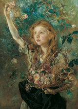 anton-romako-1884-the-rosenpfluckerin-art-print-fine-art-gjengivelse-vegg-art-id-afwken56w