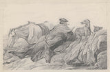 george-hendrik-breitner-1867-scottish-hunting-group-art-print-fine-art-reproductie-wall-art-id-afyh1mel7