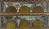 हेनरी-बोनिस-1892-पेरिस-होटल-डे-विले-इन-पेरिस-के-उत्तर-प्रवेश-लाउंज-के लिए स्केच-शारीरिक-व्यायाम-बौद्धिक-व्यायाम-कला-प्रिंट-ललित-कला-पुनरुत्पादन- दीवार कला