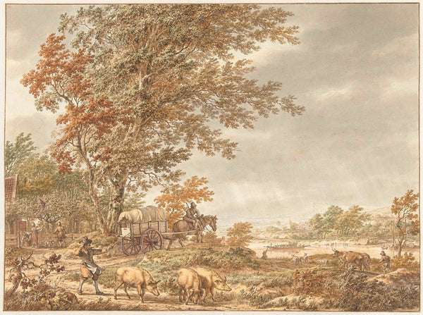 jacob-cats-1795-hilly-landscape-with-swineherd-and-other-staffage-a-art-print-fine-art-reproduction-wall-art-id-ag0qxrwla
