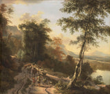 jan-hackaert-1660-krajobraz-z-pojazdami-drukiem-sztuki-reprodukcja-dzieł sztuki-sztuka-ścienna-id-ag20t8rj6