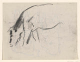 Leo-Gestel-1891-скица-на-крава-арт-печатащата фино арт-възпроизвеждане стена на техниката-ID-ag2l4f1el