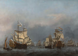 willem-van-de-velde-ii-1670-erobringen-af-den-kongelige-prinsen-i-de-fire-dages-kunsttryk-fin-kunst-reproduktion-vægkunst-id-ag3au3wvi