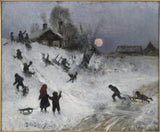 bruno-liljefors-1882-sledging-art-print-fine-art-reproduction-wall-art-id-ag4gidgh2