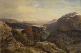 morten-muller-1869-kväll-i-norska-bergen-konsttryck-finkonst-reproduktion-väggkonst-id-ag4r37uhb