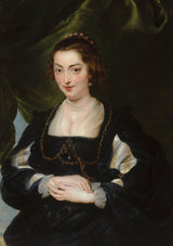 Peter-Paul-Rubens-1630-portret-młodej-kobiety-druk-reprodukcja-dzieł sztuki-ściennej-id-ag55jv303