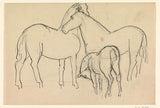 leo-gestel-1891-üç atlı-eskiz-jurnal-art-print-incəsənət-reproduksiya-divar-art-id-ag5chlztb