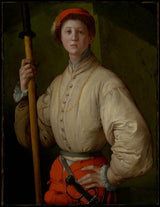 pontormo-1529-portret-van-'n-halberdier-francesco-guardi-kunsdruk-fynkuns-reproduksie-muurkuns-id-ag5xnhhhm