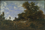 theodore-rousseau-1852-the-the-the-the-the-megas-at-Mons-Girard-Fontainebleau-meşə-art-print-incəsənət-reproduksiya-wall-art-id-ag6oxjzfx