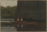 托马斯·埃金斯1874年，划桨手的兄弟们，艺术绘画精美的艺术复制品，墙上的艺术，id-ag6uze552