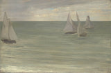 Јамес-Мцнеилл-Вхистлер-1865-Трувилле-сива-и-зелена-сребрна-море-уметност-принт-ликовна-репродукција-зид-уметност-ид-аг8јлз09ц