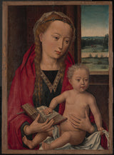 hans-memling-1490-maagd-en-kind-kunstprint-fine-art-reproductie-muurkunst-id-ag927hz2s