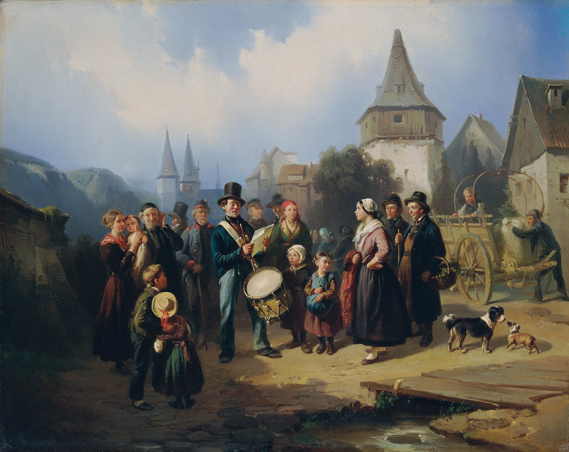 august-von-rentzell-the-village-drummers-art-print-fine-art-reproduction-wall-art-id-ag9jpz4gj