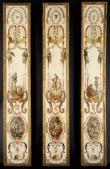 安托万瓦特18世纪5月和XNUMX月的一部分设置说明了几个月的年度艺术印刷精美的艺术复制墙艺术ID agbbXNUMXdktu