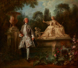 尼古拉斯·兰克里特（Nicolas-Lancret）1742，演员格兰特艺术打印的肖像精美艺术复制品墙艺术ID Agbtfwtqh