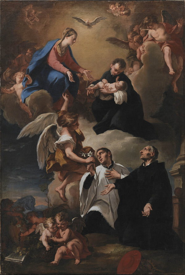 antonio-balestra-the-holy-ghost-angels-and-the-virgin-with-saints-mark-stanislau-kostka-holding-the-child-aloysius-gonzaga-and-francesco-borgia-art-print-fine-art-reproduction-wall-art-id-agby2qri2