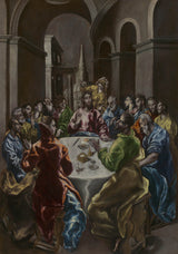 埃尔·格列柯1614年在西蒙的房子里宴席上打印艺术精美的艺术复制墙艺术id-agc0q736q