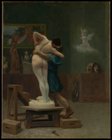 јеан-леон-героме-1890-пигмалион-и-галатеа-уметност-штампа-ликовна-репродукција-зид-уметност-ид-агцип0ацв