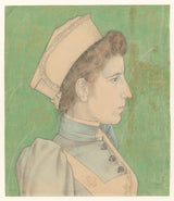 jan-toorop-1894-portret-medicinske sestre-neli-umjetnički-otisak-fine-umjetničke-reprodukcije-zidne-umjetničke-id-agd3svvao