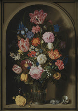 ambrosius-bosschaert-1618-bir daşda-çiçək-buket-niş-art-çap-incə-art-reproduksiya-divar-art-id-agdyhwap5
