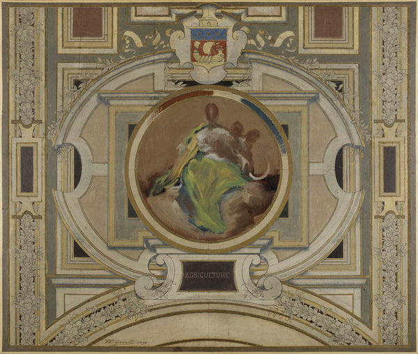 pierre-victor-galland-1890-sketch-for-the-hall-of-the-hotel-trades-city-agriculture-art-print-fine-art-reproduction-wall-art