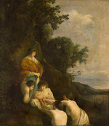 保羅斯-博爾-1635-法老的女兒-發現摩西在匆匆忙忙的籃子裡-藝術印刷品-精美藝術-複製品-牆藝術-id-agepubx7e