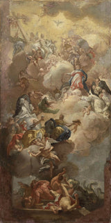 ukendt-1710-forherligelsen-af-sankt-dominic-kunst-print-fin-kunst-reproduktion-vægkunst-id-agf28c1hk