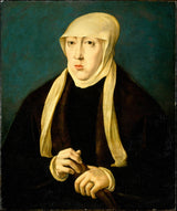 jan-cornelisz-vermeyen-mary-1505-1558-nữ hoàng-của-Hungary-nghệ thuật in-mỹ-nghệ-sinh sản-tường-nghệ thuật-id-agfcrmrag
