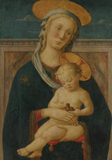neznana-1460-devica-in-otrok-umetniški-tisk-lepe-umetniške-reprodukcije-stenska-umetnost-id-agg8r0zgc
