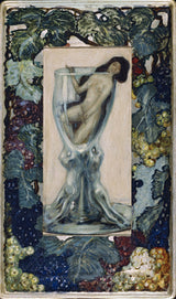 leo-putz-1902-djevojka u naočalama-umjetnost-tisak-likovna-reprodukcija-zid-umjetnost-id-agh0stp48