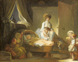 jean-Honore-Fragonard-1775-the-besøk-to-the-barnehage-art-print-fine-art-gjengivelse-vegg-art-id-agj0dlsmi