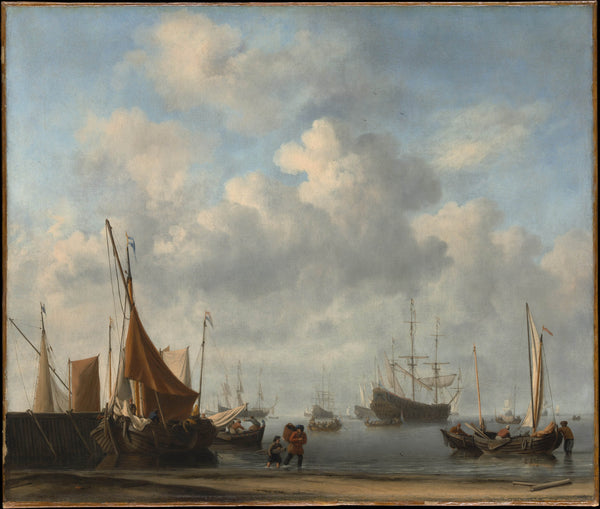 willem-van-de-velde-ii-1665-entrance-to-a-dutch-port-art-print-fine-art-reproduction-wall-art-id-aglraafyx