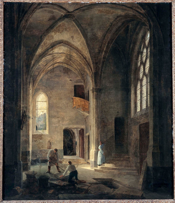 louis-courtin-1832-interior-view-of-the-saint-benoit-the-bestoune-the-saint-pierre-or-the-tournelle-art-print-fine-art-reproduction-wall-art
