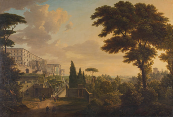 unknown-artist-1820-die-villa-deste-in-tivoli-art-print-fine-art-reproduction-wall-art-id-agn067opj