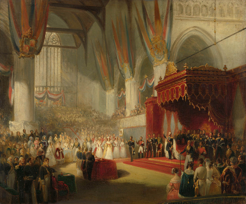 nicolaas-pieneman-1840-the-inauguration-of-king-william-ii-of-the-new-church-in-art-print-fine-art-reproduction-wall-art-id-agnyc1agh