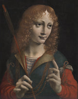 marco-doggiono-1480年轻的肖像作为圣塞巴斯蒂安的艺术印刷精美的艺术复制品墙上的艺术编号agohpxbmi