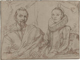 anthony-van-dyck-1620-frans-snijders-와 그의 아내-margaret-fox-art-print-fine-art-reproduction-wall-art-id-agozejirq