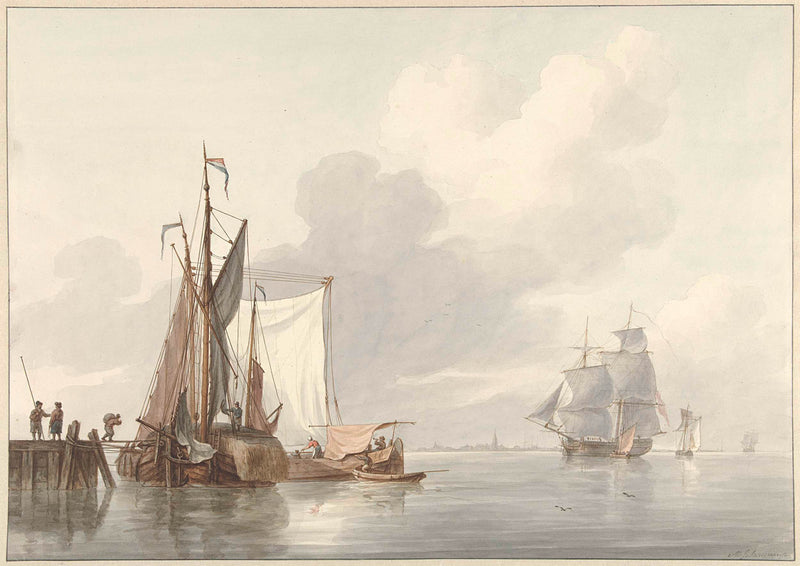 martinus-schouman-1780-river-view-with-moored-vessels-art-print-fine-art-reproduction-wall-art-id-agpag8ytw