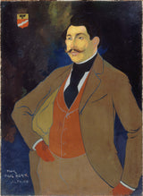 georges-de-feure-1900-portret-van-paul-adam-1862-1920-schrijver-kunst-print-fine-art-reproductie-muurkunst