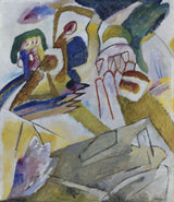 wassily-kandinsky-1911-improvisation-18-med-gravsten-konsttryck-finkonst-reproduktion-väggkonst-id-agpmew3bc