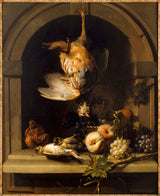 nicolas-de-largillierre-1680-perdiz-roja-en-un-nicho-art-print-fine-art-reproducción-wall-art