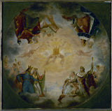 antoine-gros-1812-skitse-til-pantheon-kirken-af-st-genevieve-herlighed-af-de-kongelige-og-kejserlige-dynastier-før-st-genevieve-kunst-print-fine-art- reproduktion-væg-kunst