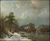 barend-cornelis-koekkoek-1833-겨울-풍경-네덜란드-예술-인쇄-미술-복제-벽-예술-id-agq6x3who