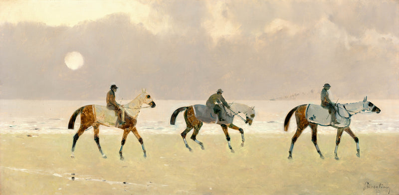 rene-pierre-charles-princeteau-1892-riders-on-the-beach-at-dieppe-art-print-fine-art-reproduction-wall-art-id-agqjz8dyd