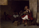 Јеан-Леон-Героме-1868-Басхи-Базоук-певање-уметност-принт-ликовна-репродукција-зид-уметност-ид-агррс7к1ј