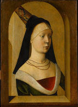 nīderlandiešu vai franču-1470-sievietes portrets-mākslas izdruka-fine-art-reproduction-wall-art-id-agrvntfe5