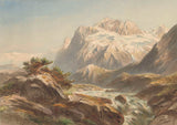 ウィレム・ジャン・ヴァン・デン・ベルゲ-1869-山の風景-アート-プリント-ファインアート-複製-ウォールアート-id-agusn3nye