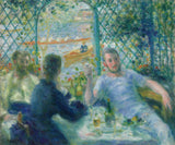 皮埃尔·奥古斯特·雷诺阿1875年午餐在餐厅Fournaise，罗尔斯·午餐的艺术印刷精美的艺术复制品墙艺术ID Agvgz2sav