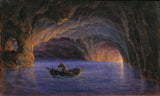 Фридрих thoming-1833-на-синьо-пещера-Капри-арт-печат-фино арт-репродукция стена-арт-ID-agw6u10zh